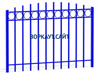 Ограждение спортивной площадки МАФ 5005 в Республике Ингушетия