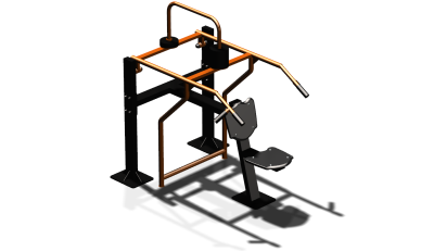 Силовой уличный тренажер  "Жим вверх сидя"  УТ403 в Республике Ингушетия